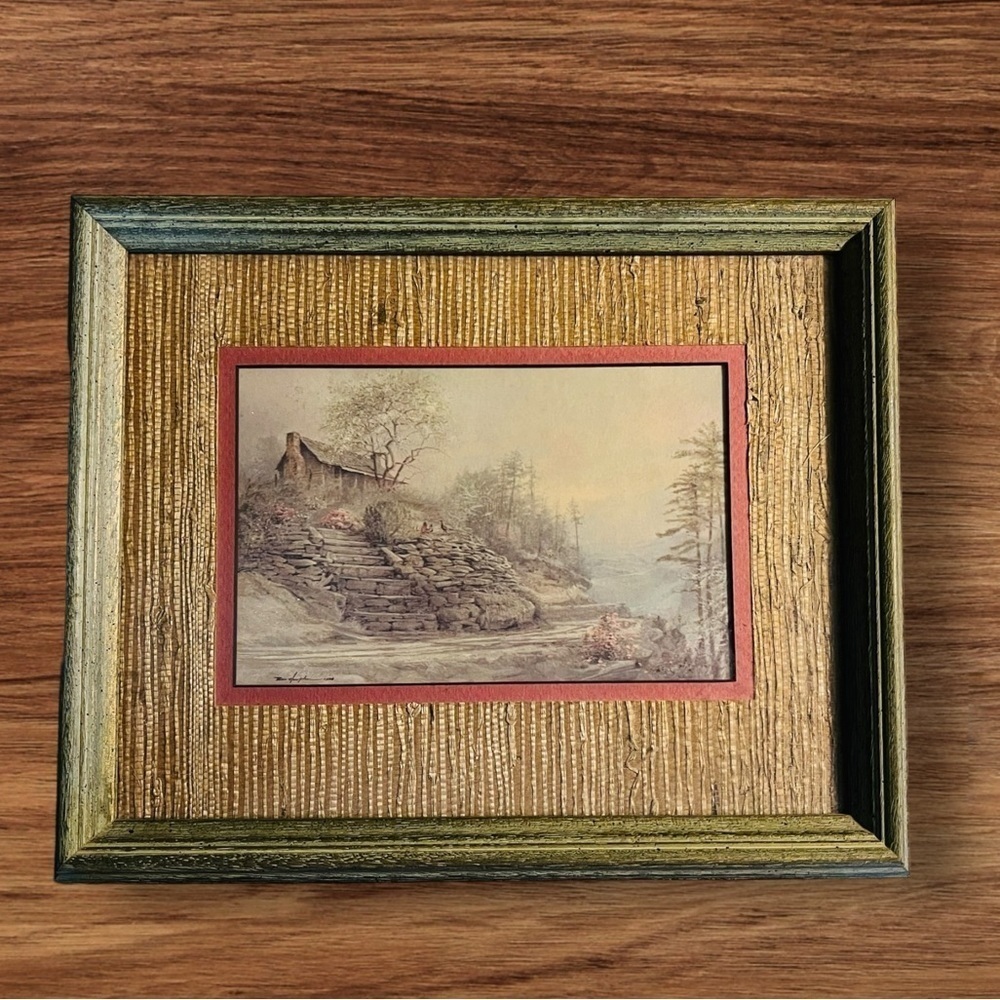 VINTAGE 1974 "APPALACHIAN SPRING" SIGNED & FRAMED BEN HAMPTON